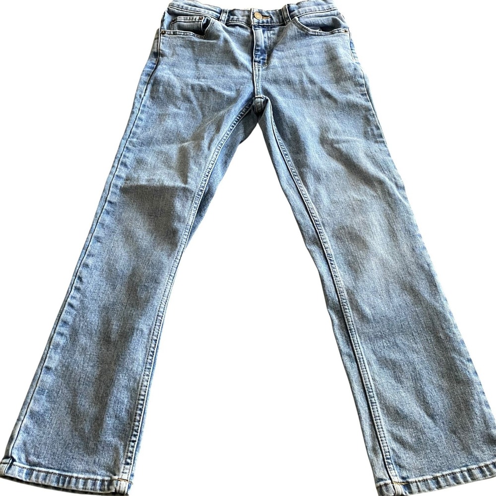 Wonder Nation Juniors Boy's Light Blue‎ Wash Straight Jeans Size 12 Preowned